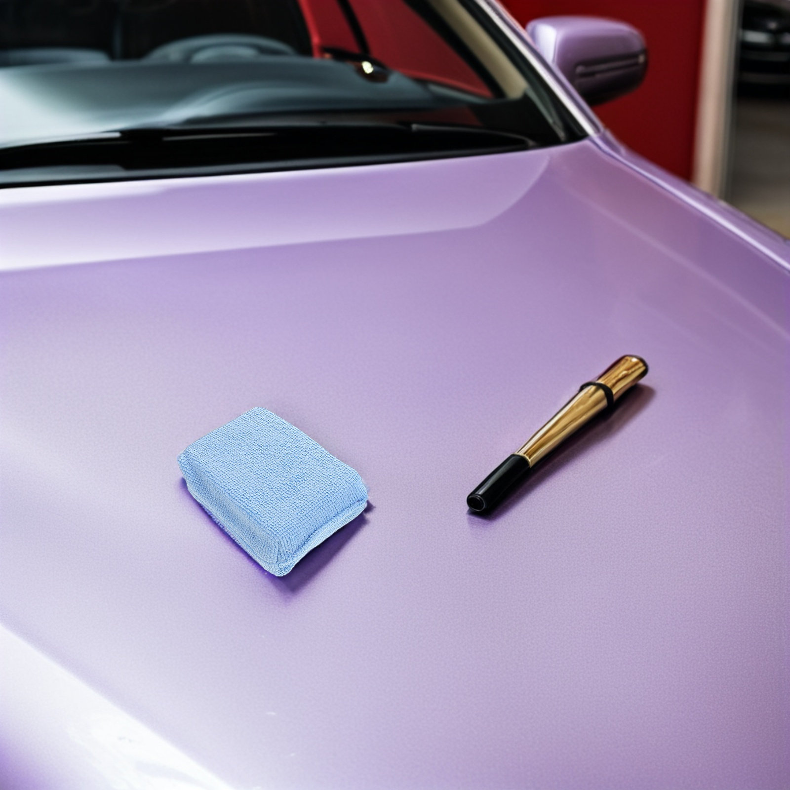 Wax Applicator Pad - 10Pcs Microfiber Car Wax Pads Rectangular