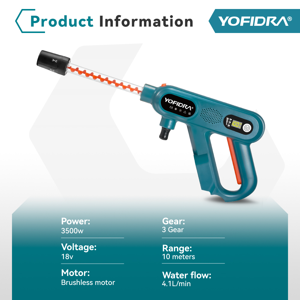 YOFIDRA 3500W Brushless High P - Car Shampoo Ph incelemesi ve fiyatı