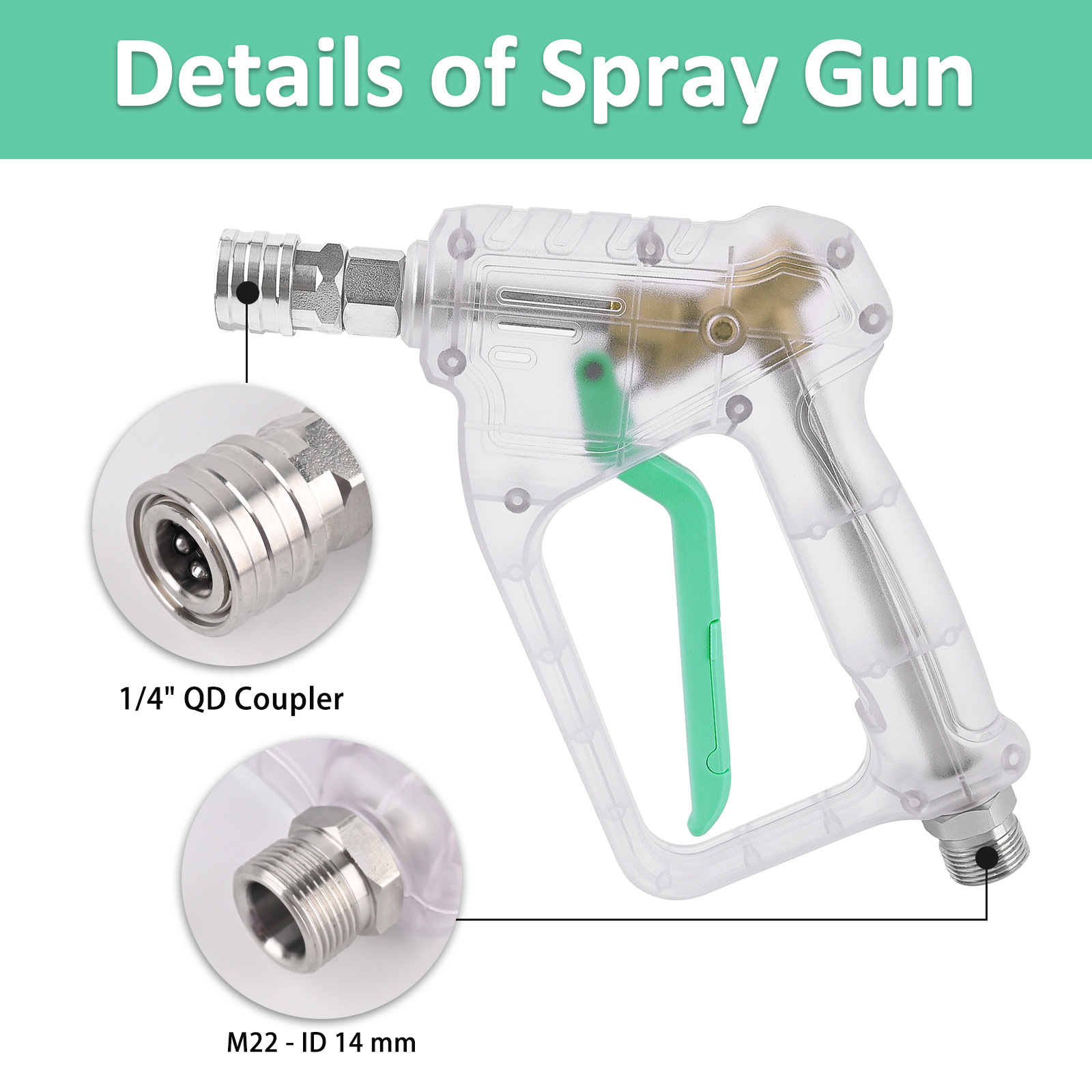 High Pressure Washer Gun with  - Foam Cannon Car Wash incelemesi ve fiyatı
