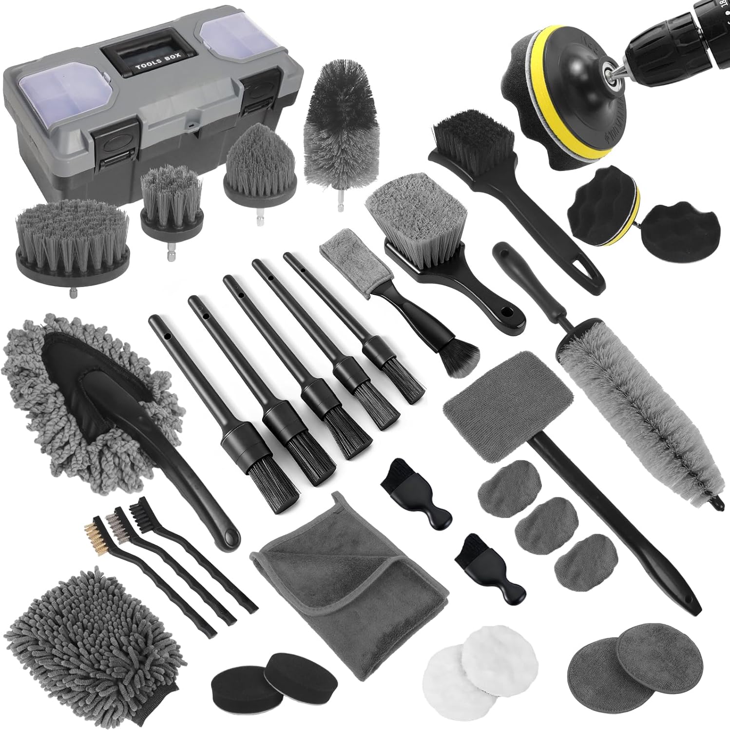 Car Detailing Kit, 36Pcs Profe - Interior Detailing Kit incelemesi ve fiyatı