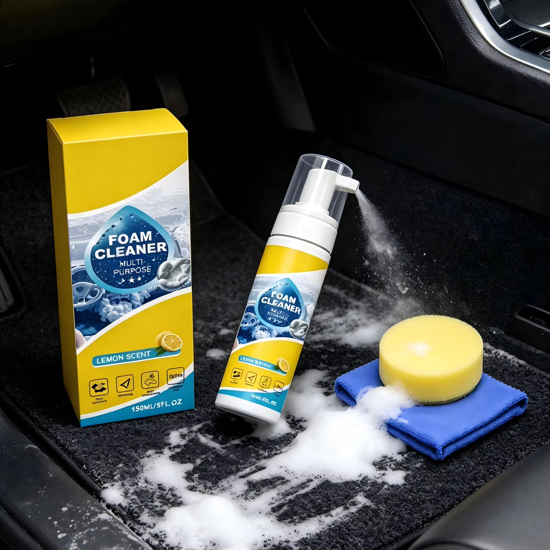 Multi-Purpose Foam Car Interio - Leather Cleaner Interior incelemesi ve fiyatı