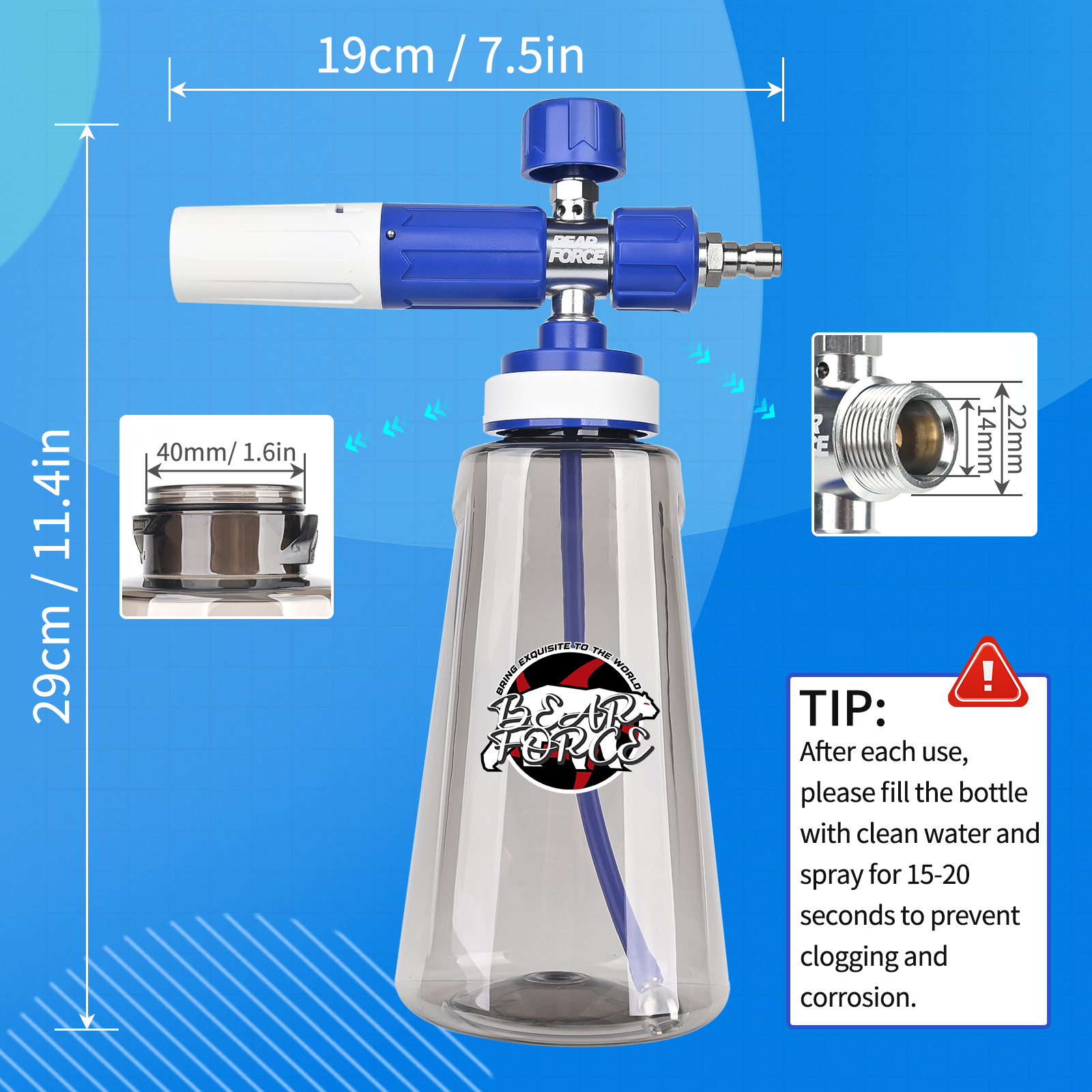Pressure Washer Upgraded Foam  - Foam Cannon Car Wash incelemesi ve fiyatı