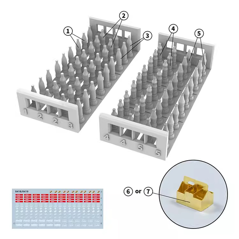 1:35 Scale Water Bottle Soft D - Interior Detailing Kit incelemesi ve fiyatı