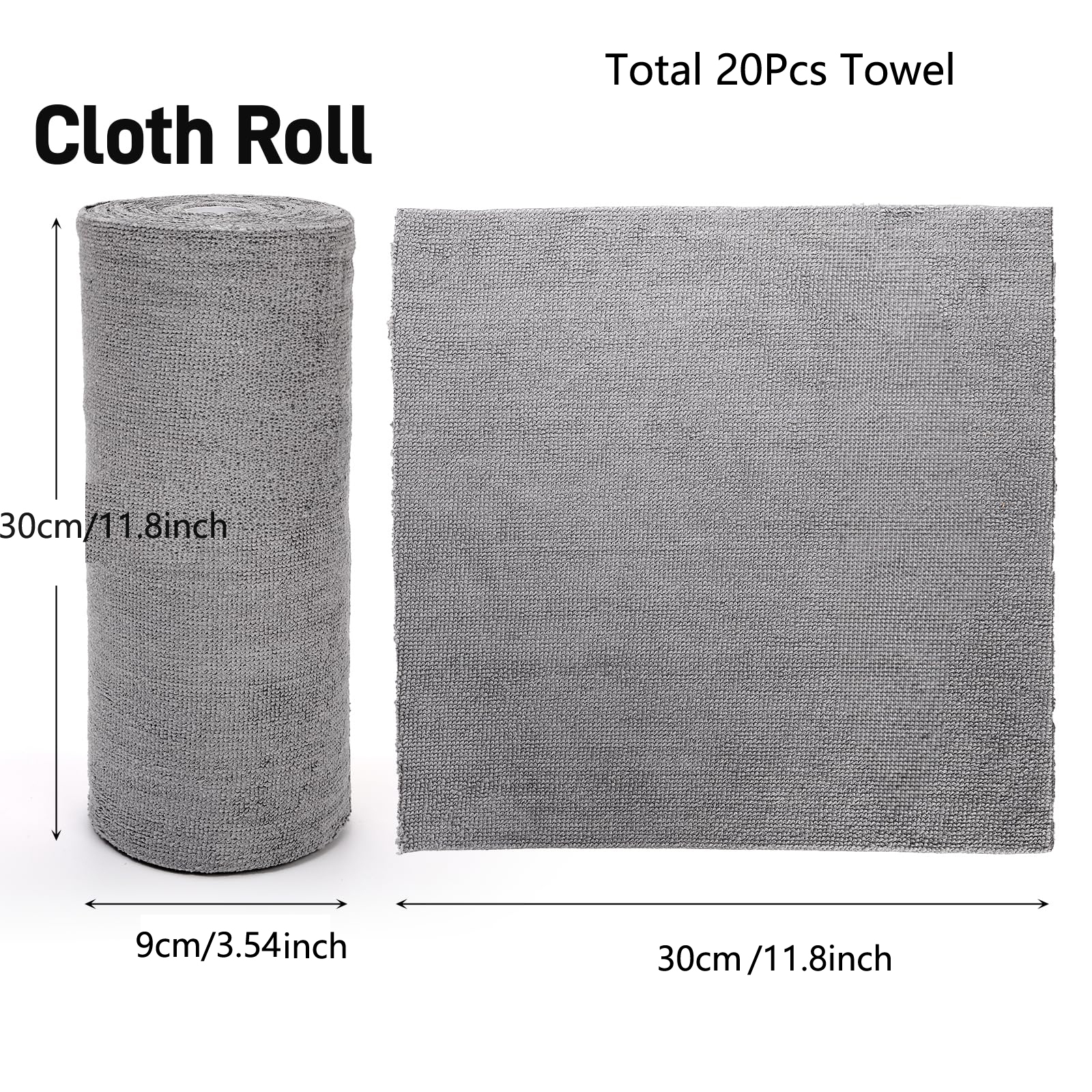 20 Pcs Microfiber Cleaning Clo - Microfiber Towel Detailing incelemesi ve fiyatı