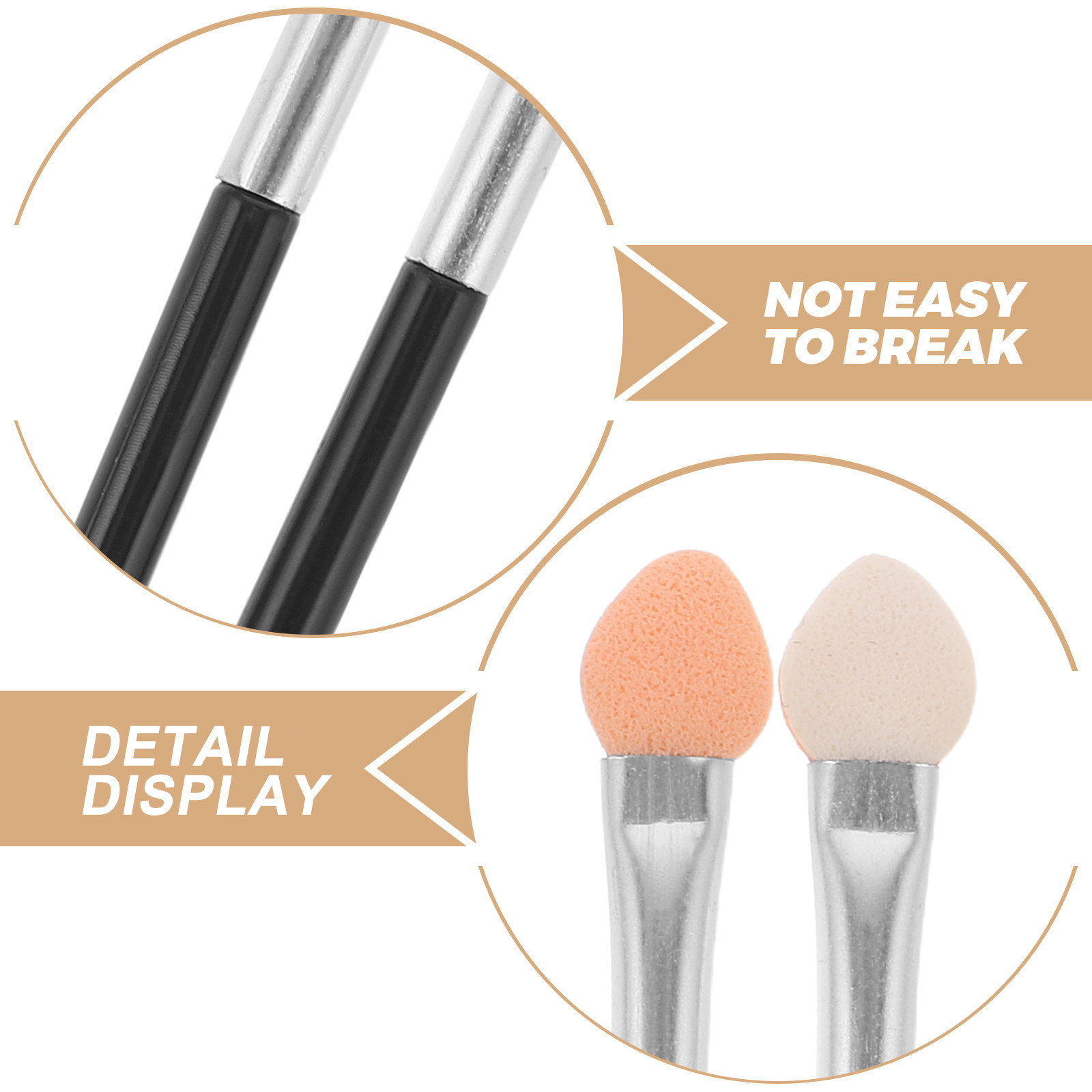 100Pcs Mini Sponge Brush Set f - Detailing Brush Set incelemesi ve fiyatı
