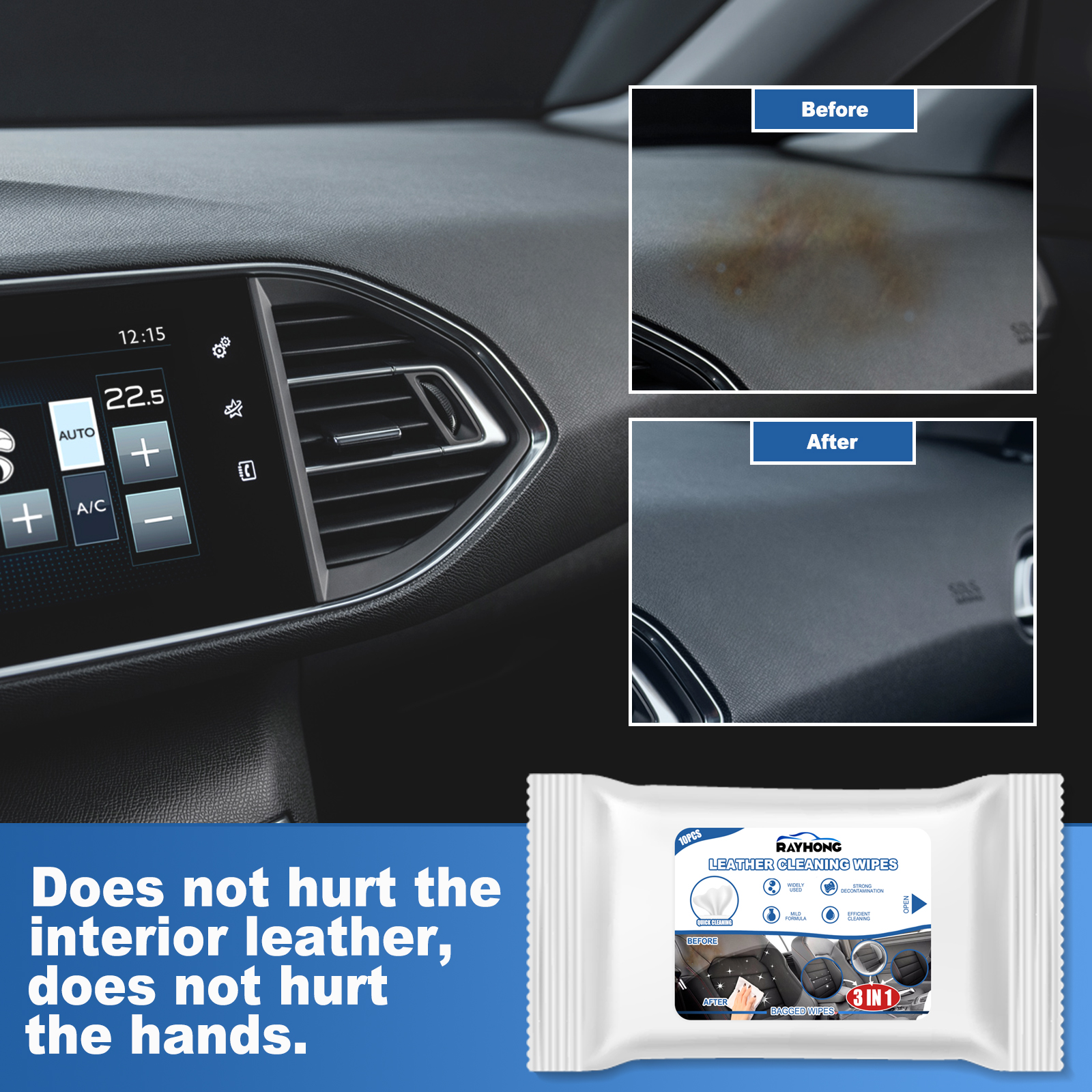 Rayhong Car Leather Cleaning W - Dirt Brush Interior incelemesi ve fiyatı