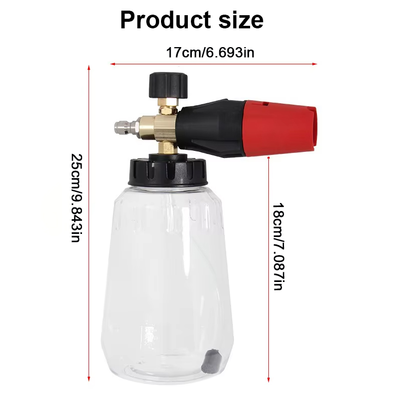High Pressure PA Foam Cannon   - Pressure Washer Foam Gun incelemesi ve fiyatı