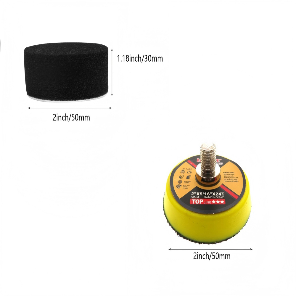 2Inch 50MM Car Doam Polishing  - Polish Pad Set Buffer incelemesi ve fiyatı