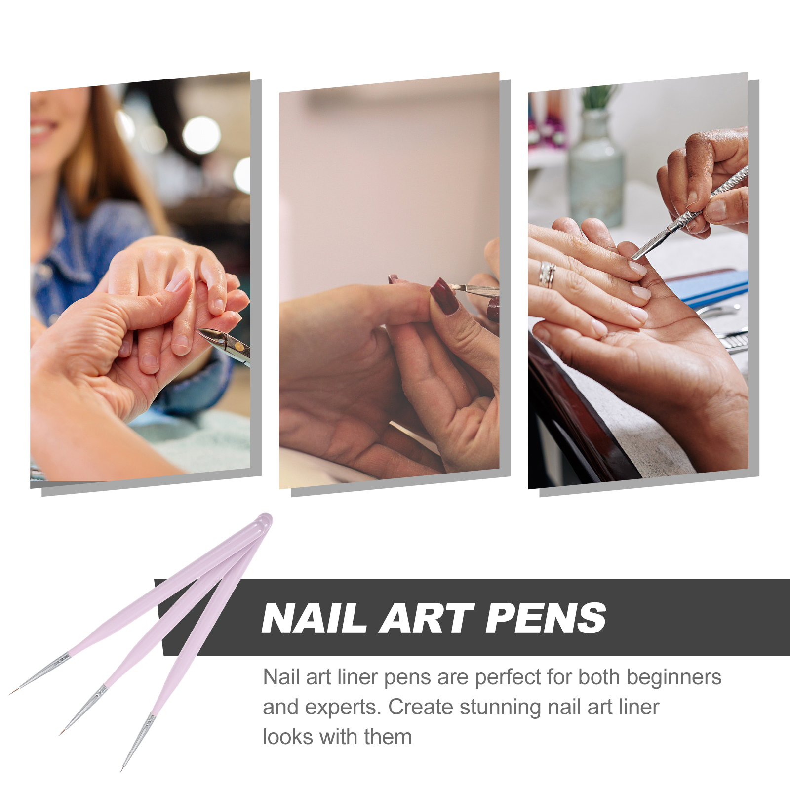 3Pcs Nail Art Brush Set Fine T - Detailing Brush Set incelemesi ve fiyatı