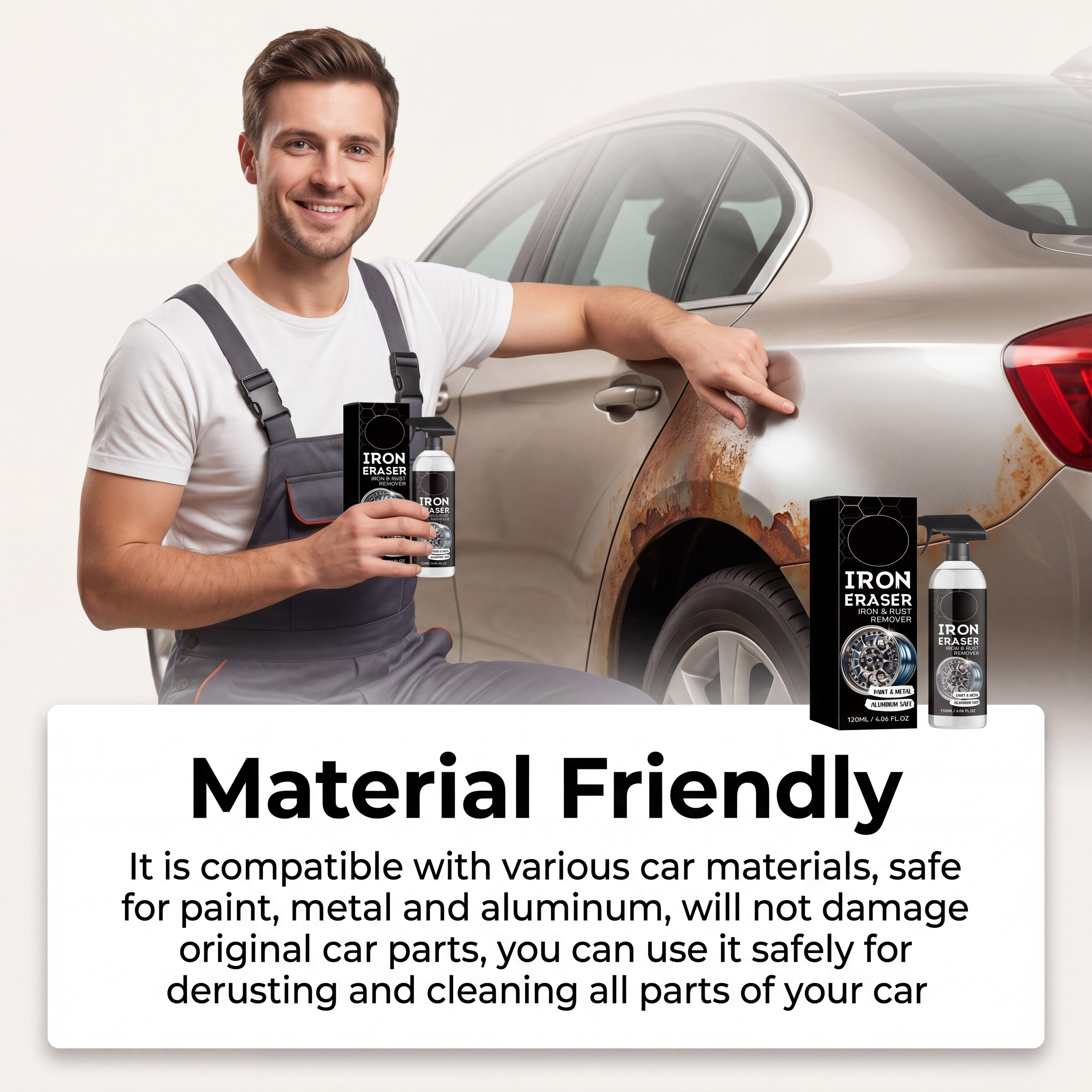 Car Rust Remover Spray Powerfu - Wheel Cleaner Alloy incelemesi ve fiyatı