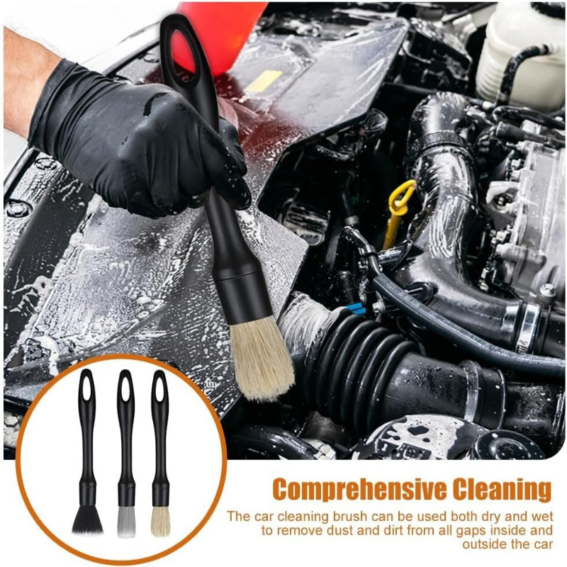 5pcs Automotive Detail Brush K - Interior Detailing Kit incelemesi ve fiyatı