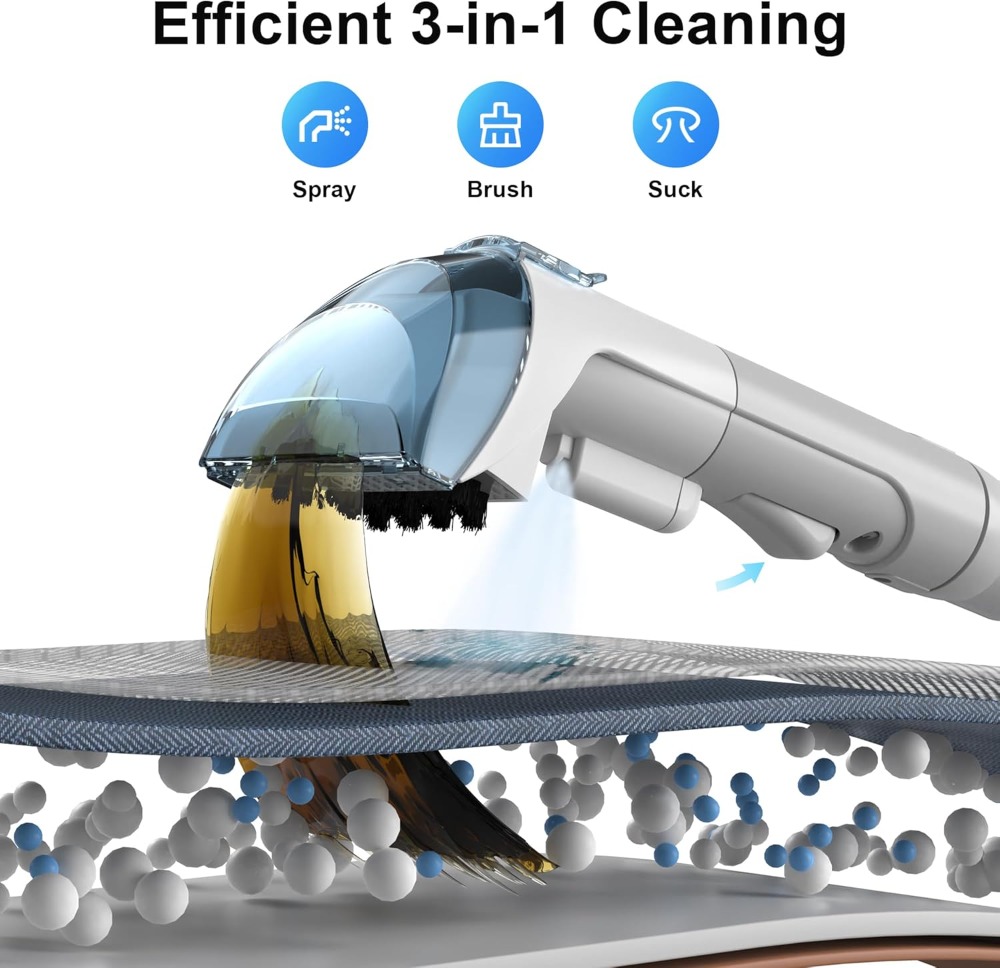 450W Carpet Cleaner Machine Up - Seat Cleaner Fabric incelemesi ve fiyatı
