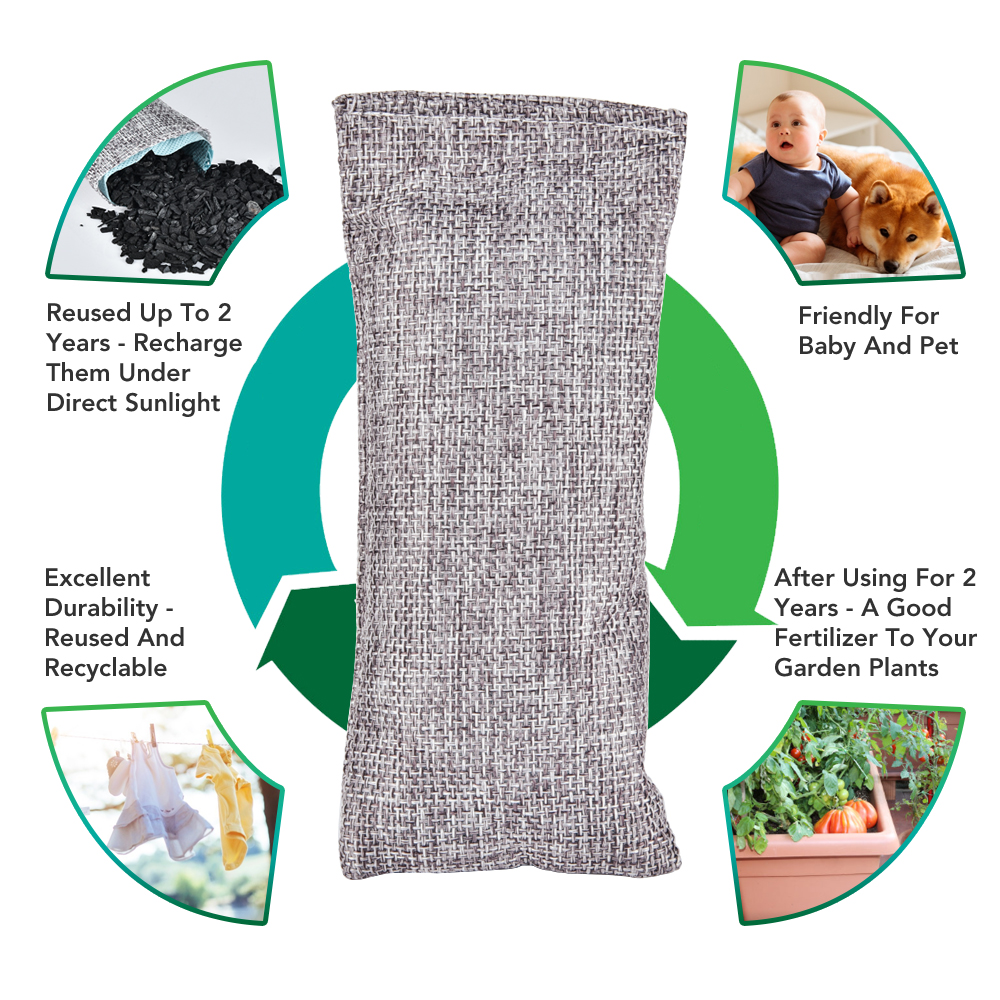 10pcs Natural Bamboo Charcoal  - Odor Eliminator Car incelemesi ve fiyatı