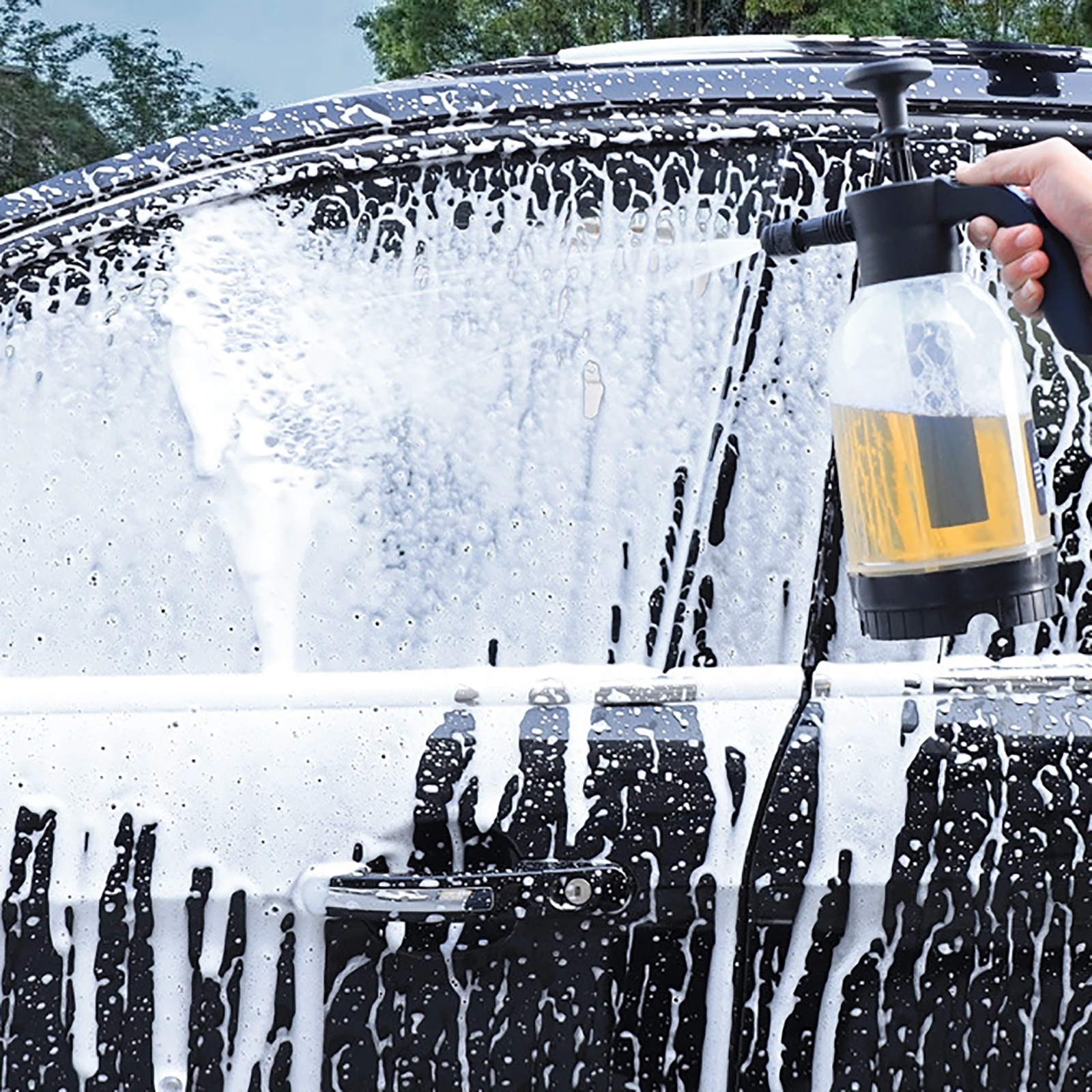 2L Hand Pump Foam Sprayer Hand - Foam Cannon Car Wash incelemesi ve fiyatı