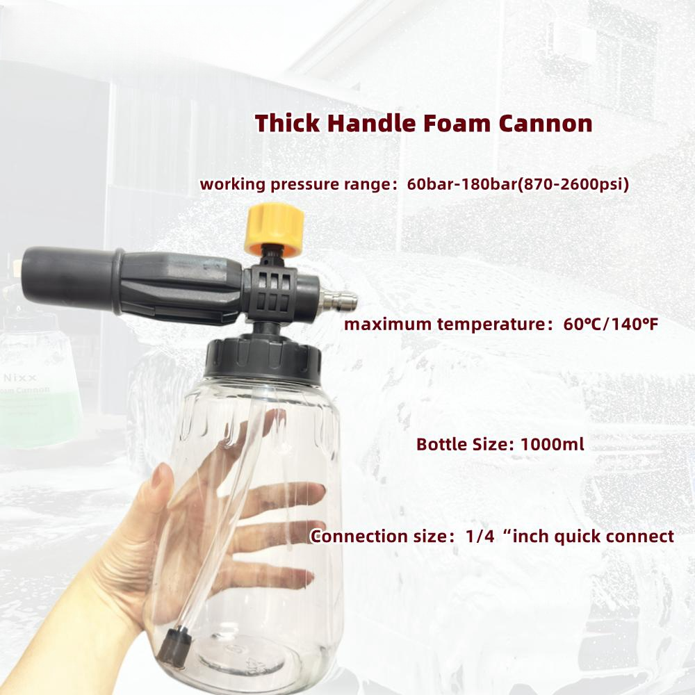 1 PC Black and Yellow Thick ha - Foam Cannon Car Wash incelemesi ve fiyatı