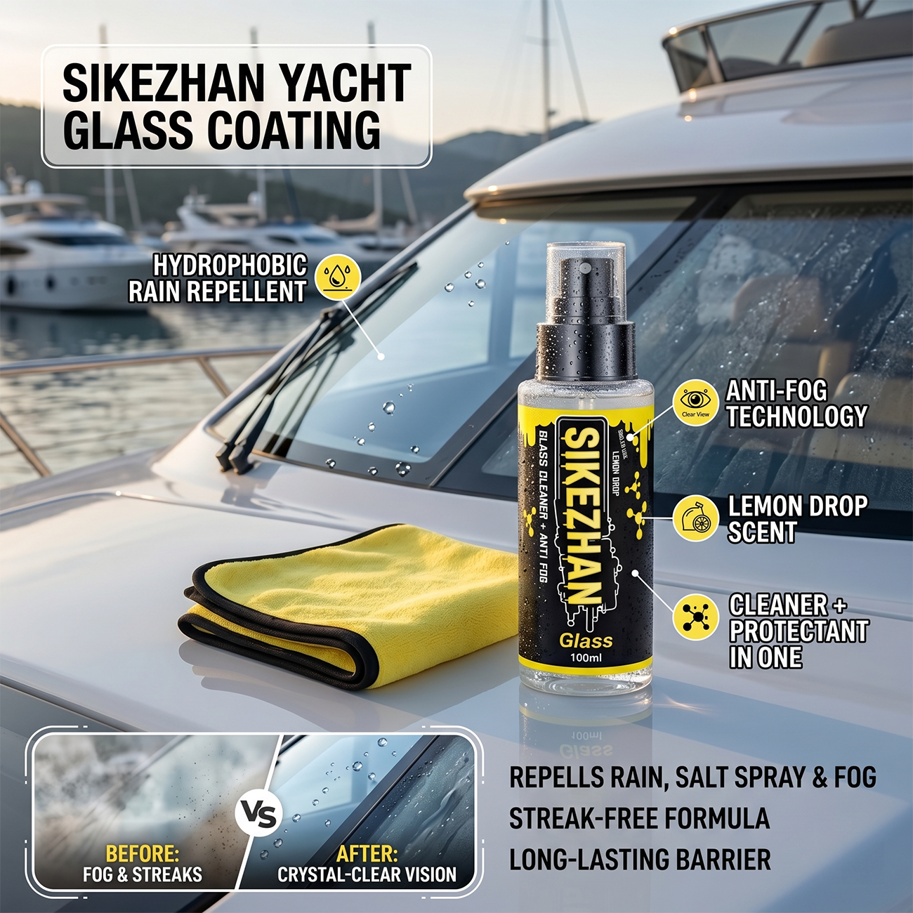 2-in-1 Anti-Fog Spray & Glass  - Glass Cleaner Streak incelemesi ve fiyatı