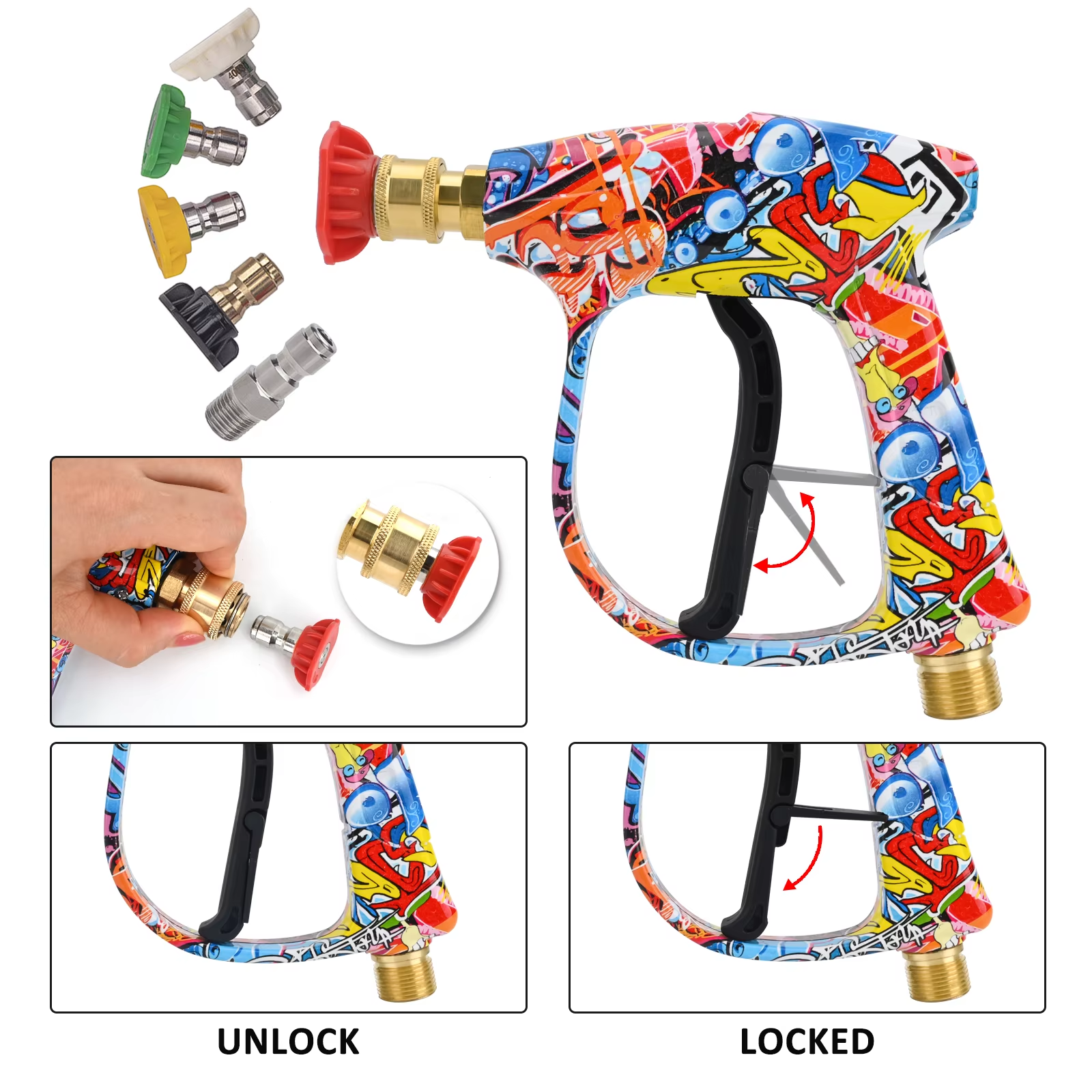 Pressure Washer Water Gun for  - Foam Cannon Car Wash incelemesi ve fiyatı
