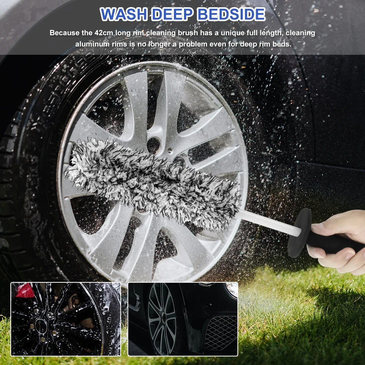 Car Alloy Wheel Cleaning Brush - Wheel Cleaner Alloy incelemesi ve fiyatı