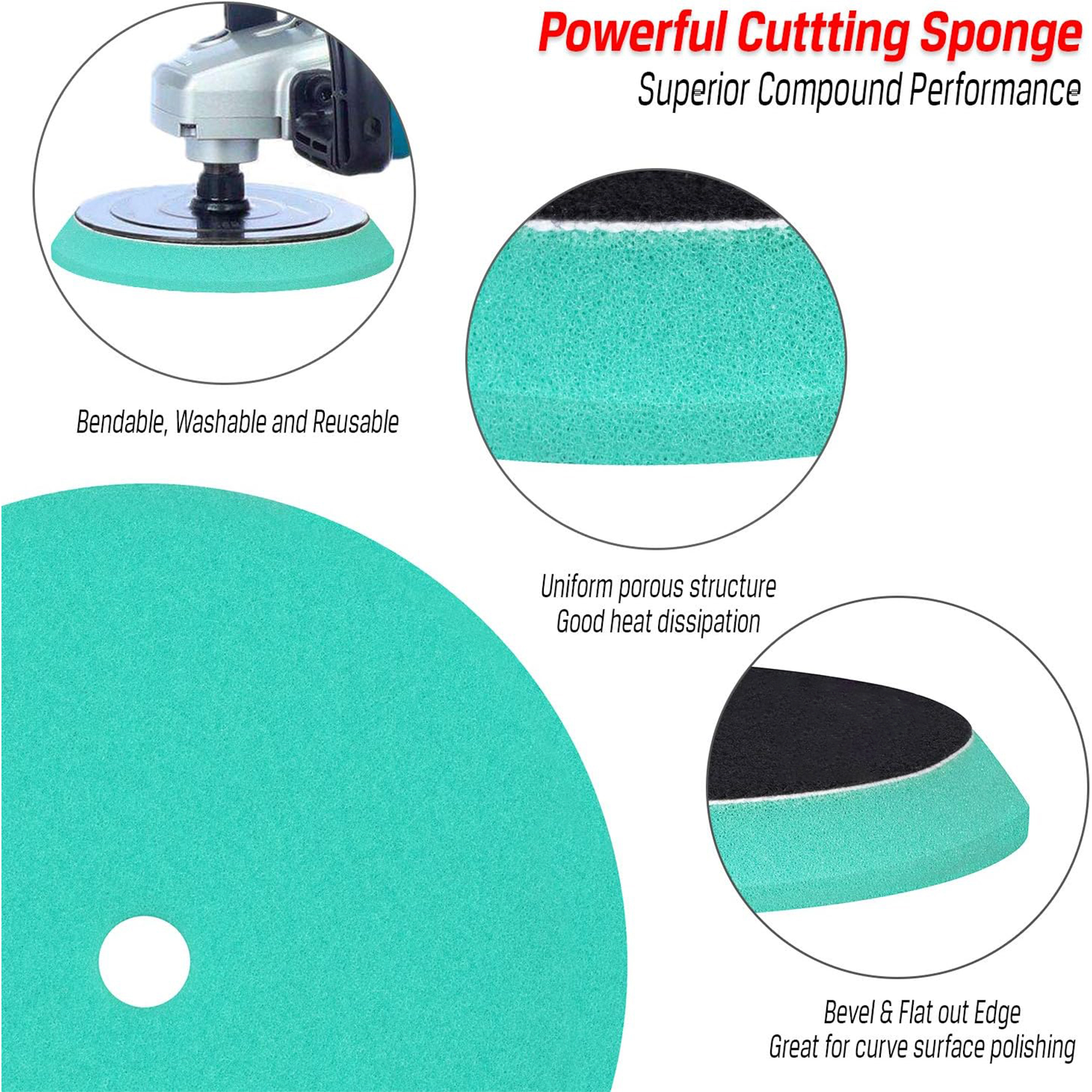 3pcs Polishing Pads, Orbital B - Polish Pad Set Buffer incelemesi ve fiyatı