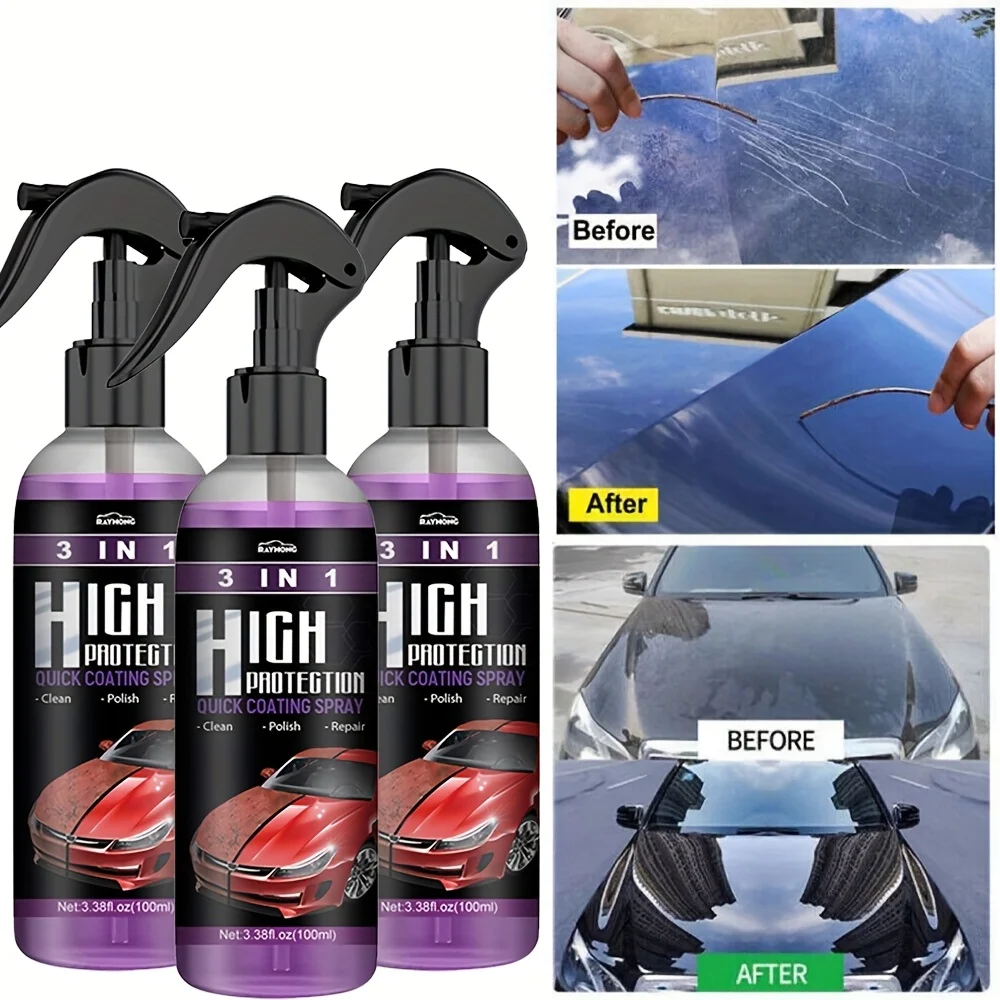 3 in 1 Car Ceramic Liquid Coat - Car Wax Ceramic Coating incelemesi ve fiyatı