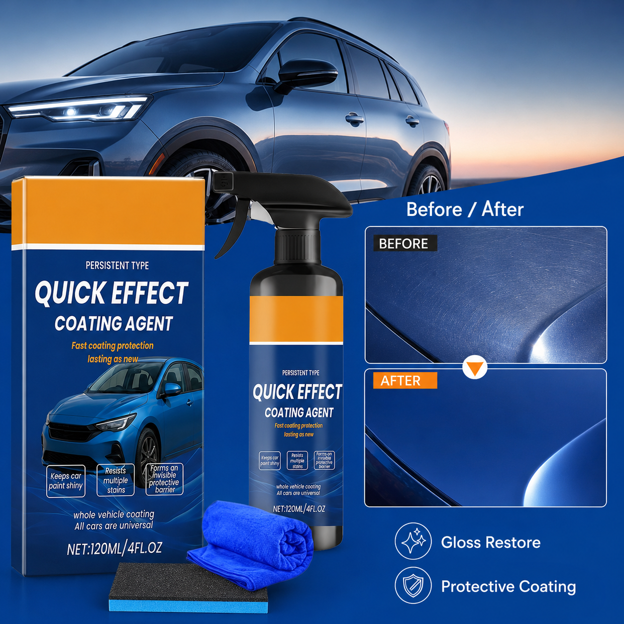 Car Coating Spray Quick Effect - Car Wax Ceramic Coating incelemesi ve fiyatı