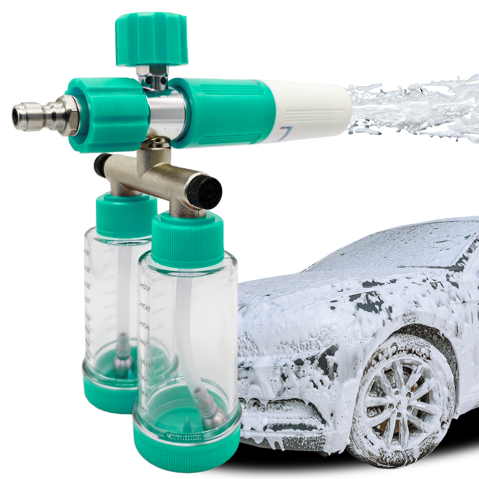 100ML Dual-Kettle Foam Sprayer - Pressure Washer Foam Gun incelemesi ve fiyatı