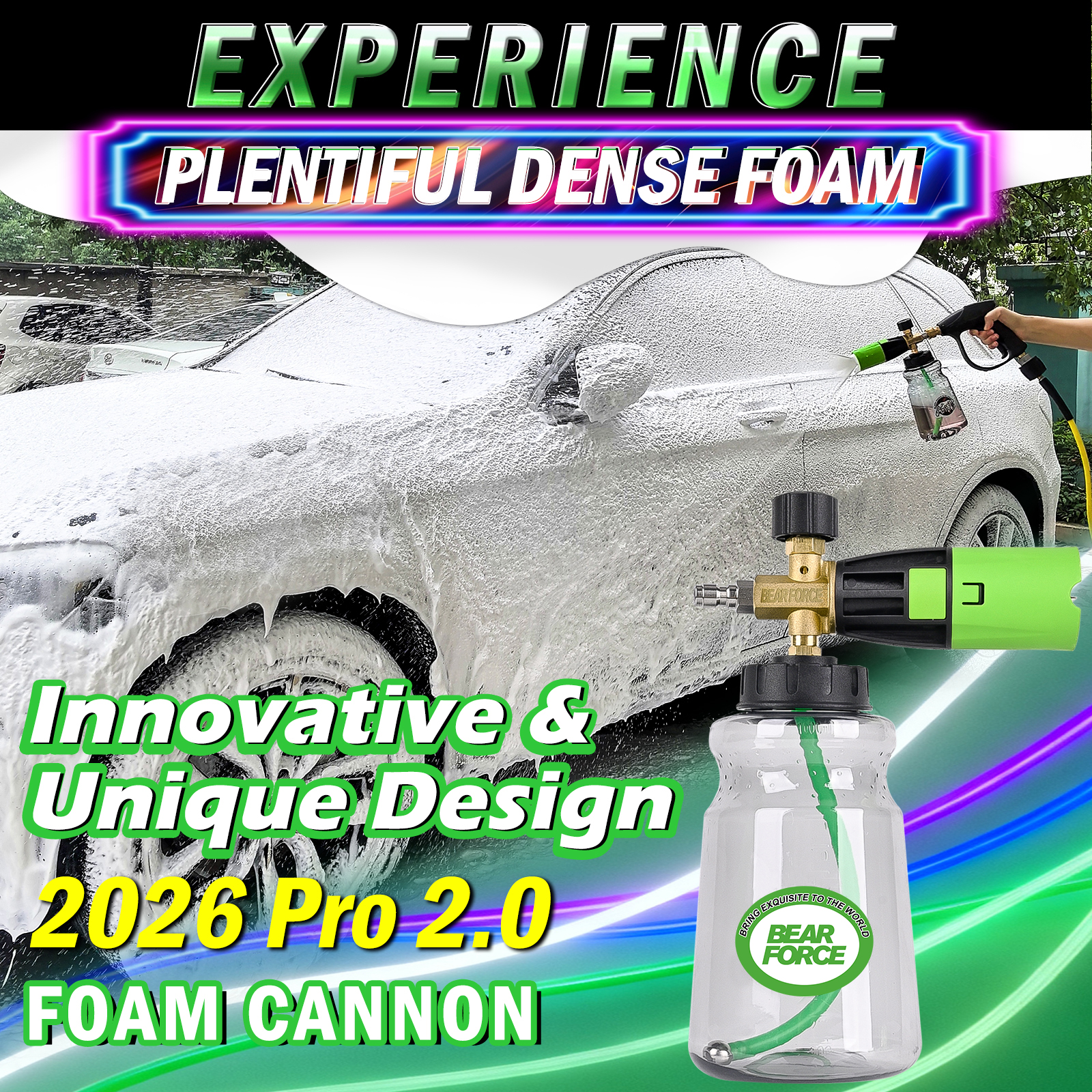BEAR FORCE Innovative Pressure - Foam Cannon Car Wash incelemesi ve fiyatı