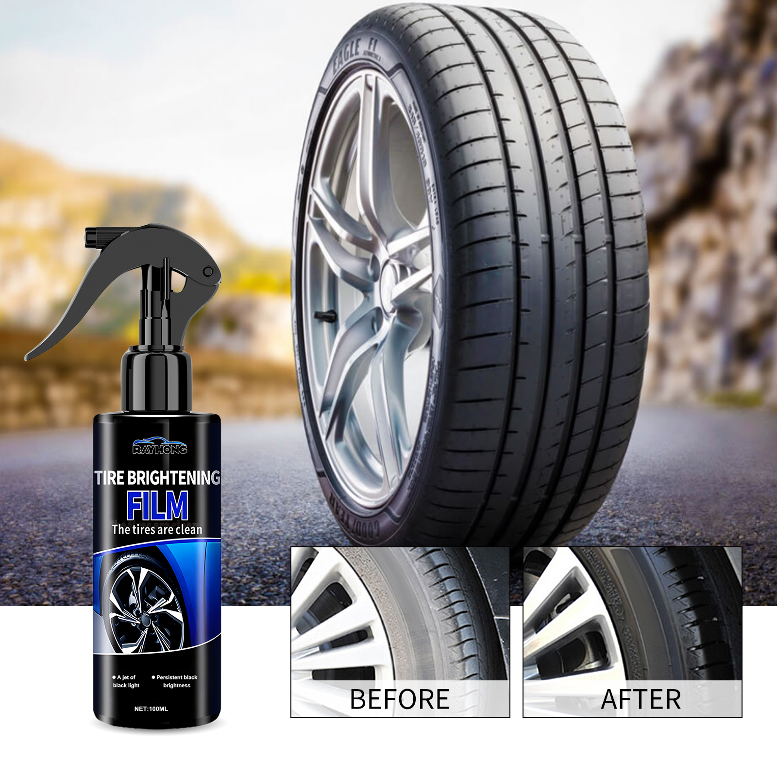 Car Tire Shine Coating Spray C - Tire Shine Spray Sealant incelemesi ve fiyatı
