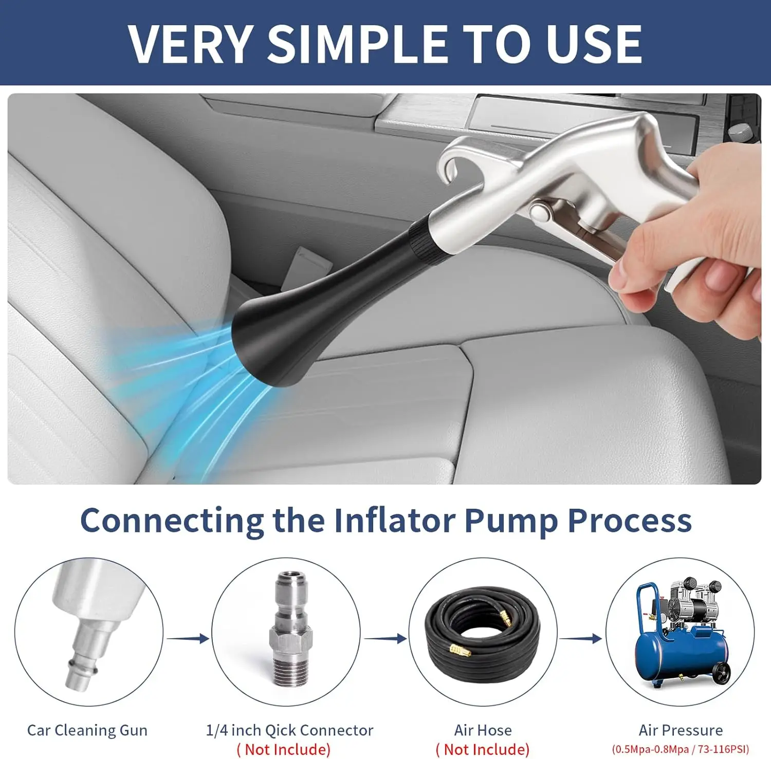 High Pressure Air Blow Gun Pro - Dryer Car Blower incelemesi ve fiyatı