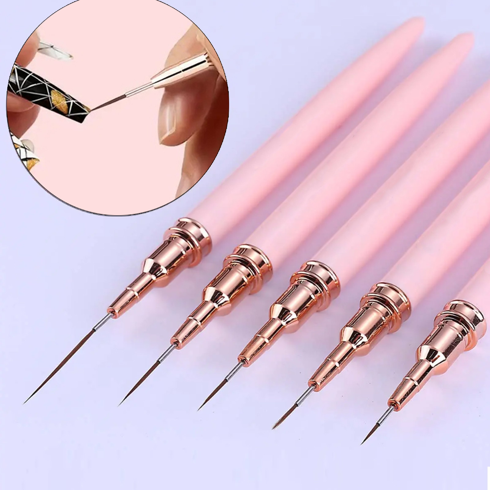 5-Piece Nail Art Pen Set, Ultr - Detailing Brush Set incelemesi ve fiyatı